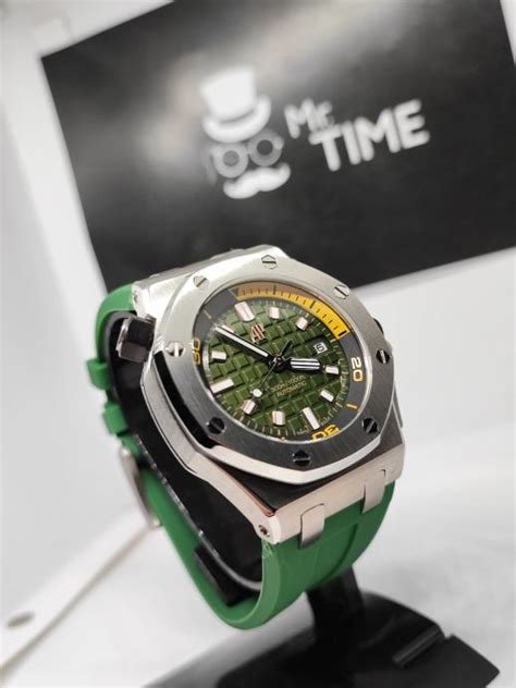 audemars piguet diver green|audemars piguet diver price.